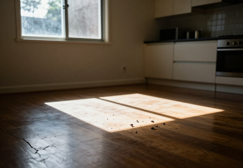 Termite damage in a Mulgoa home before treatment